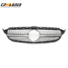 CNWAGNER para W205 Diamond GRILLE 15-18 con cámara Modificación de rejilla de rejilla media