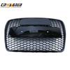 CNWAGNER Custom Glossy Black Car Grills Mesh Parachoques delantero Car Grille Mesh Front Car Grille Guard para Audi A3 Rs6